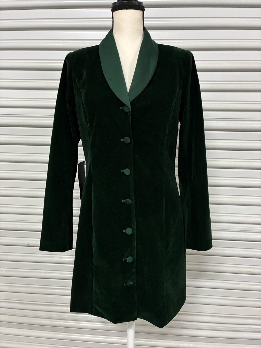 NWT Pomander Place Tuckernuck Green Velvet Stacie Dress Sz. 6